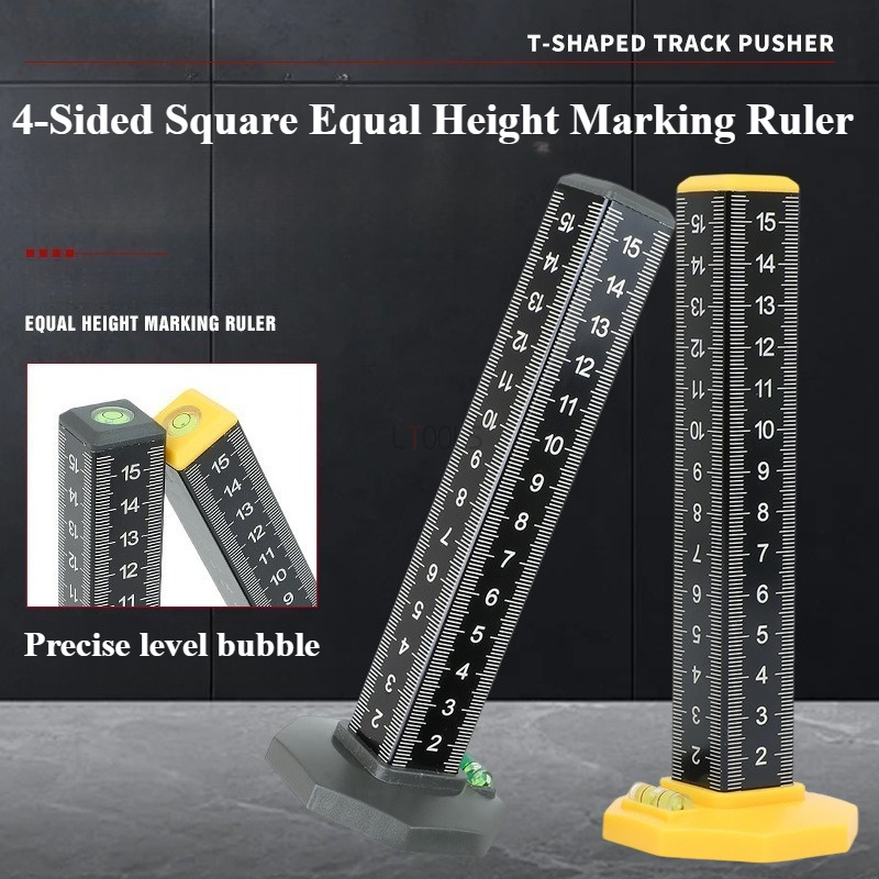 Industrial Laser Alignment Tool - 4면 사각형 등심 높이 표시자 자석식
