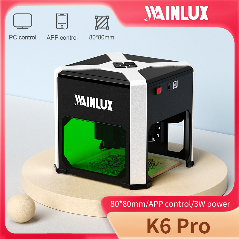 Industrial Laser Engraving Machine - Wainlux 레이저 조각기, K6 마크 프린터