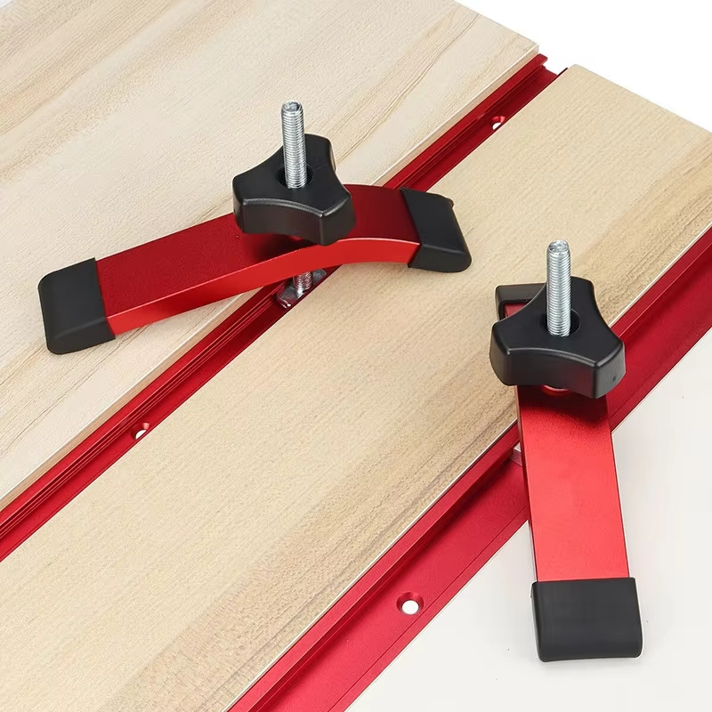 Aluminum T-Slot Profile - 1/2Pcs 빠른 작동 홀드 다운 클램프