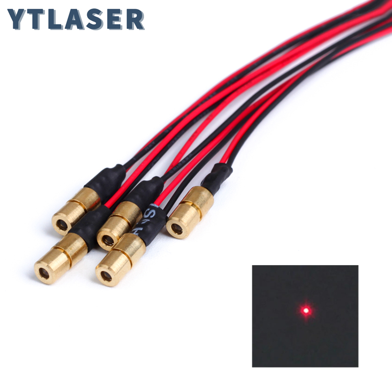 Industrial Grade Laser Engraver - 미니 크기 650nm 4×13.7mm 3V 황동