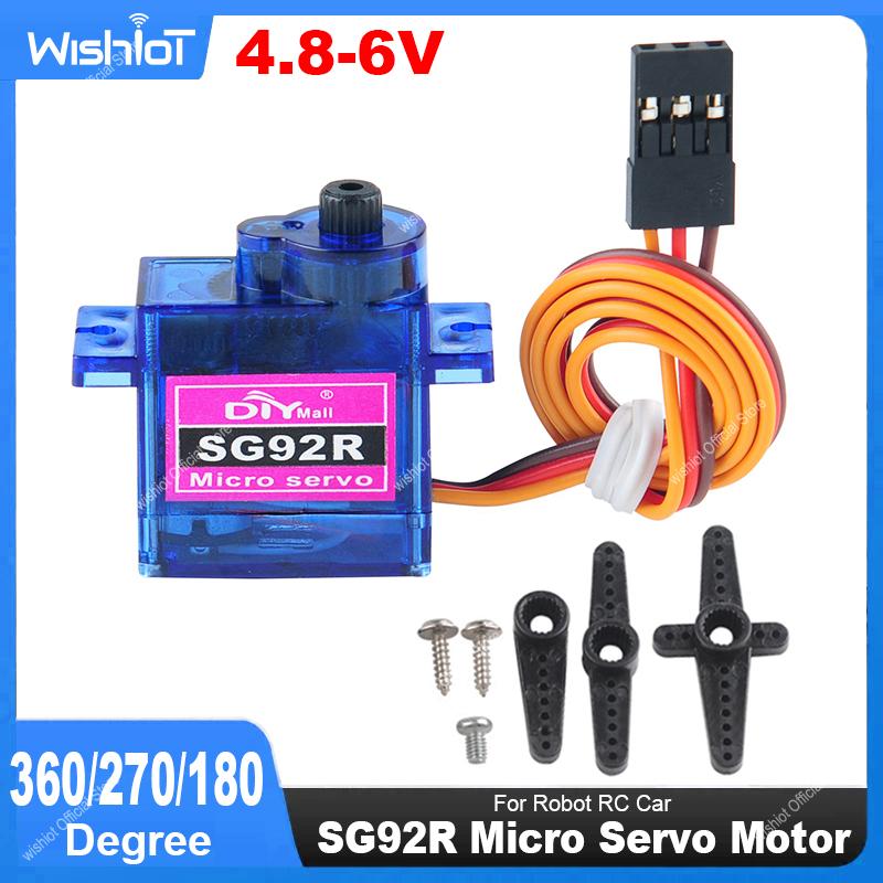 Servo Motor Cnc - SG92R 마이크로 서보 모터 4.8-6V 360/270/180