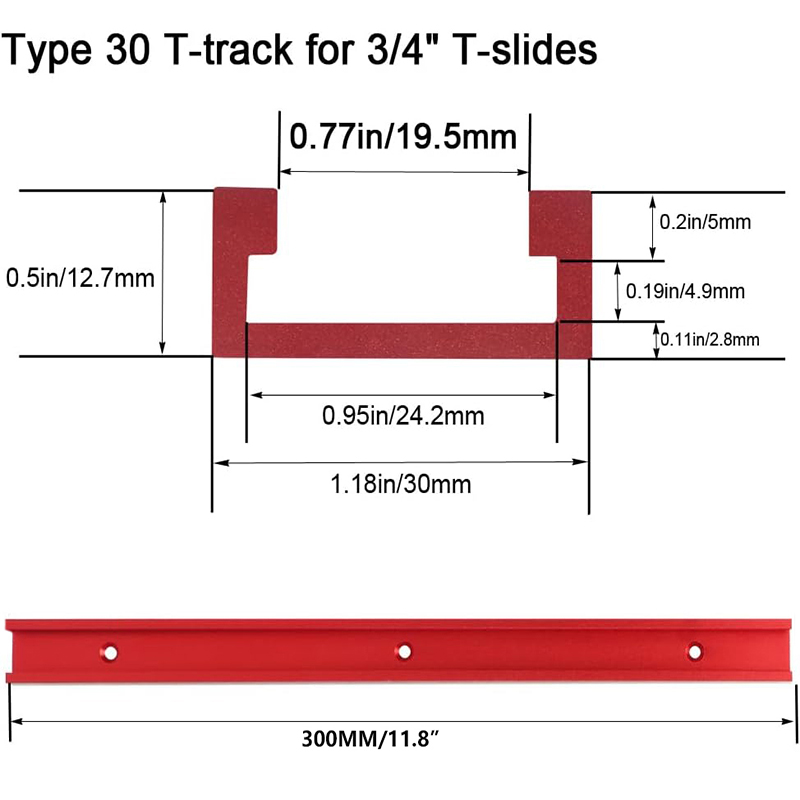 2pcs 유형 30 목공 T-슬롯 트랙 목공 슬라이드  - Aluminum T-Slot Profile 리뷰 및 가격
