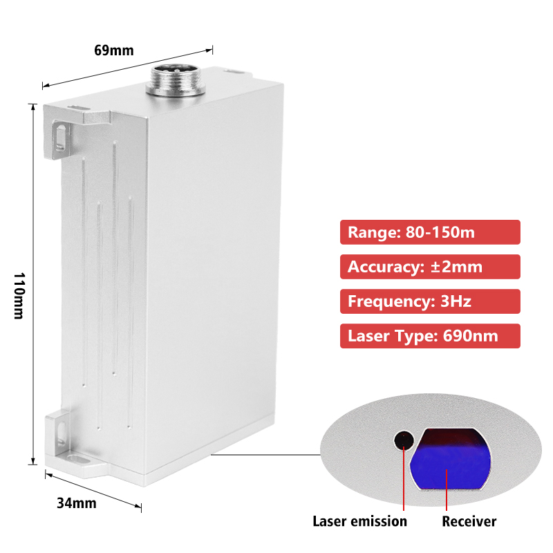 IP67 방수 20Hz 레이저 거리 측정 센서(건설 산 - Industrial Laser Measurement 리뷰 및 가격