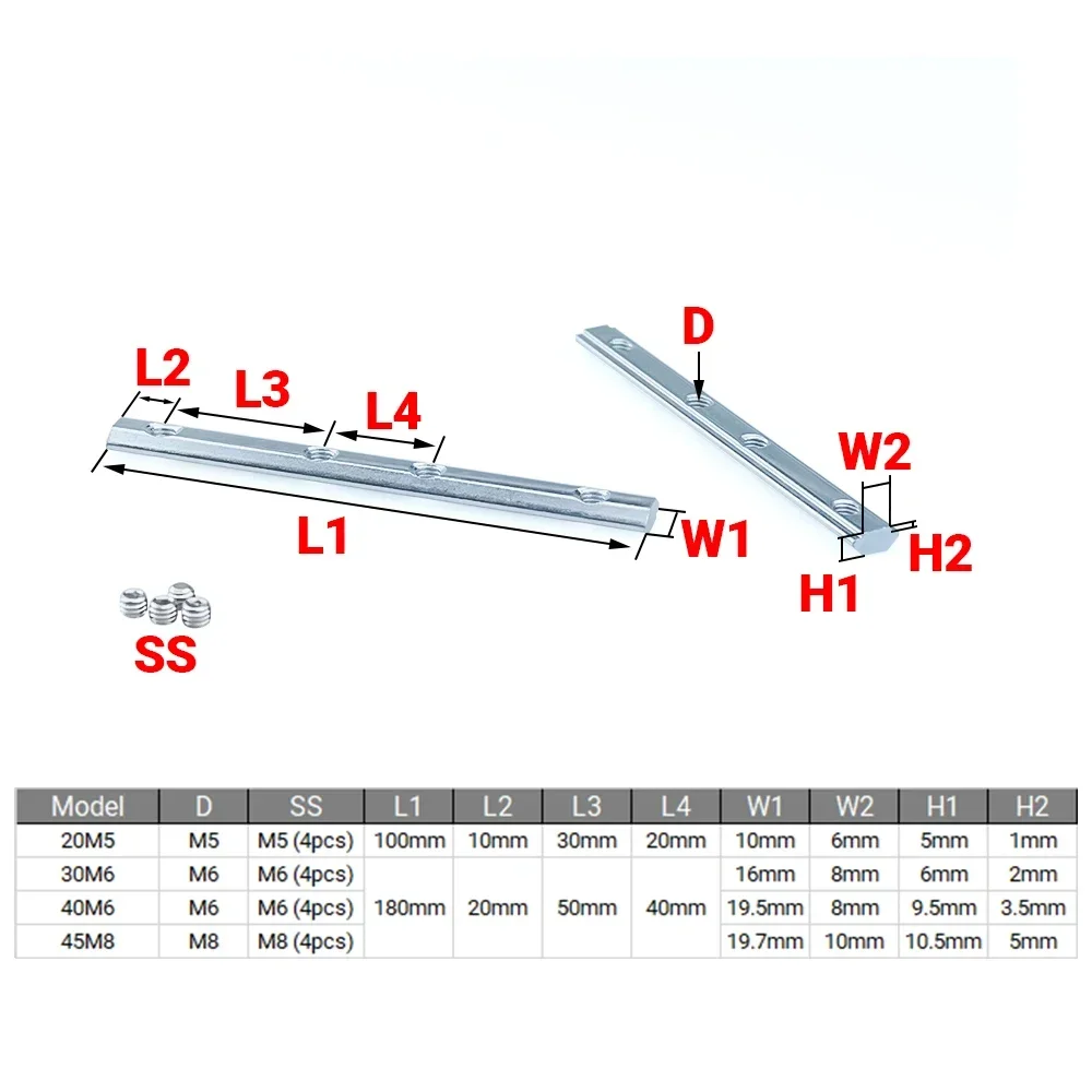 4Pcs V-슬롯 T-슬롯 조이너 180 학위 스트레이 - Aluminum T-Slot Profile 리뷰 및 가격
