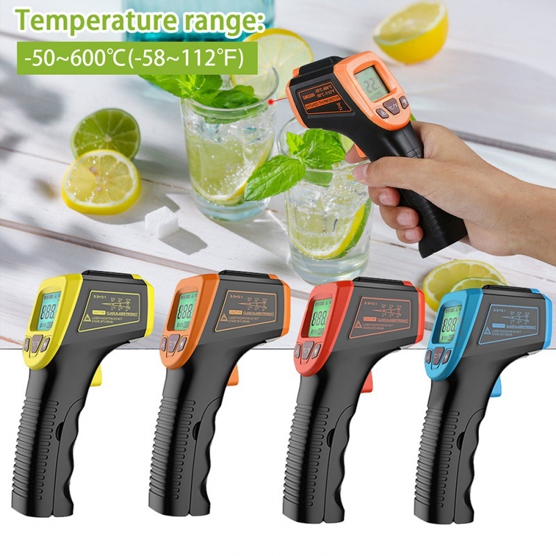 산업용 비접촉식 적외선 온도계 -50~600도 ° C  - Industrial Laser Temperature Sensor 리뷰 및 가격