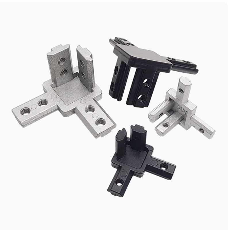 4팩 3방향 엔드 코너 브래킷 커넥터 T 슬롯 2020 - Aluminum T-Slot Profile 리뷰 및 가격