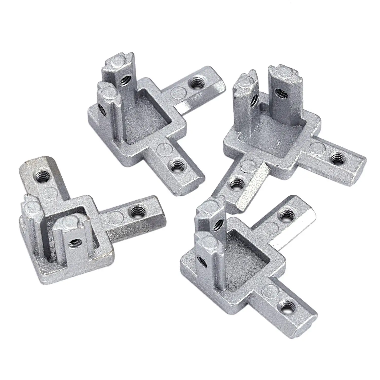 4팩 3방향 엔드 코너 브래킷 커넥터 T 슬롯 2020 - Aluminum T-Slot Profile 리뷰 및 가격
