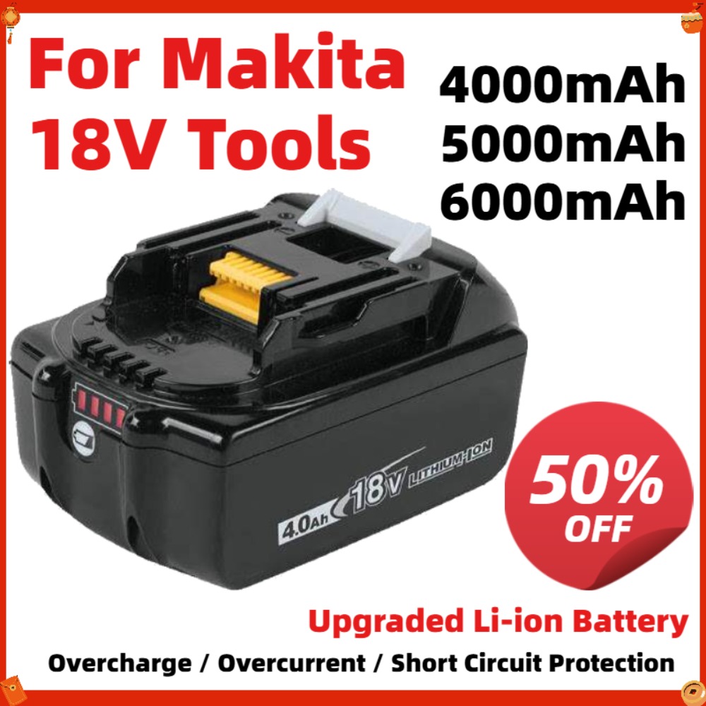 마키타 18V 공구용 6000mAh 업그레이드 배터리, - Makita Drill Dtw300 리뷰 및 가격