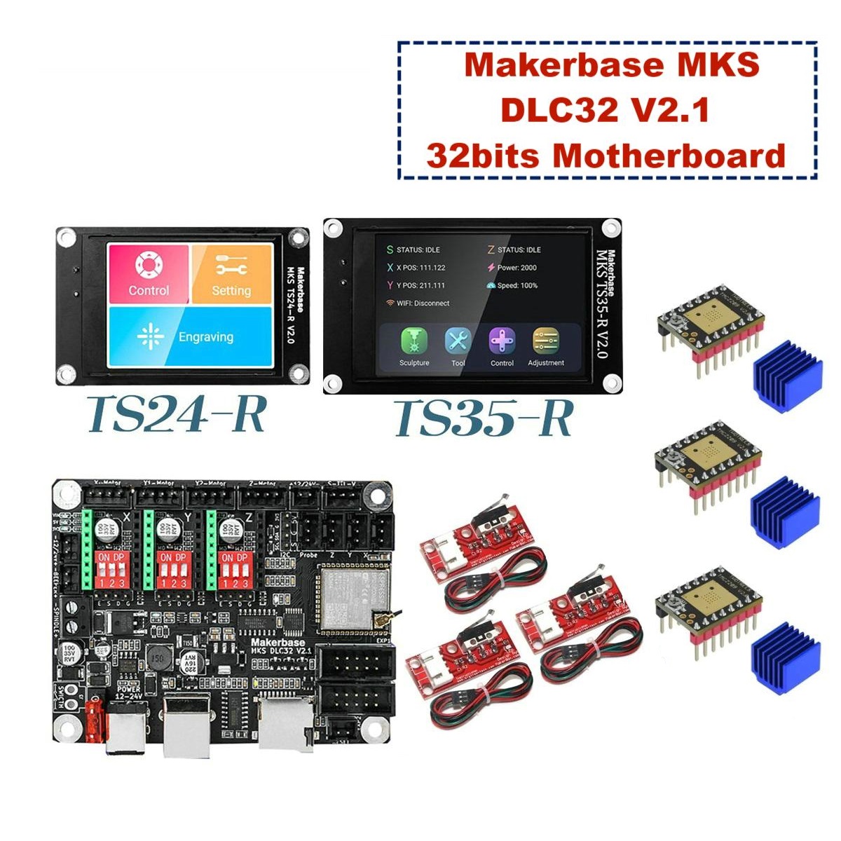 Makerbase MKS DLC32 V2.1 32비트  - Industrial Laser Engraving Machine 리뷰 및 가격