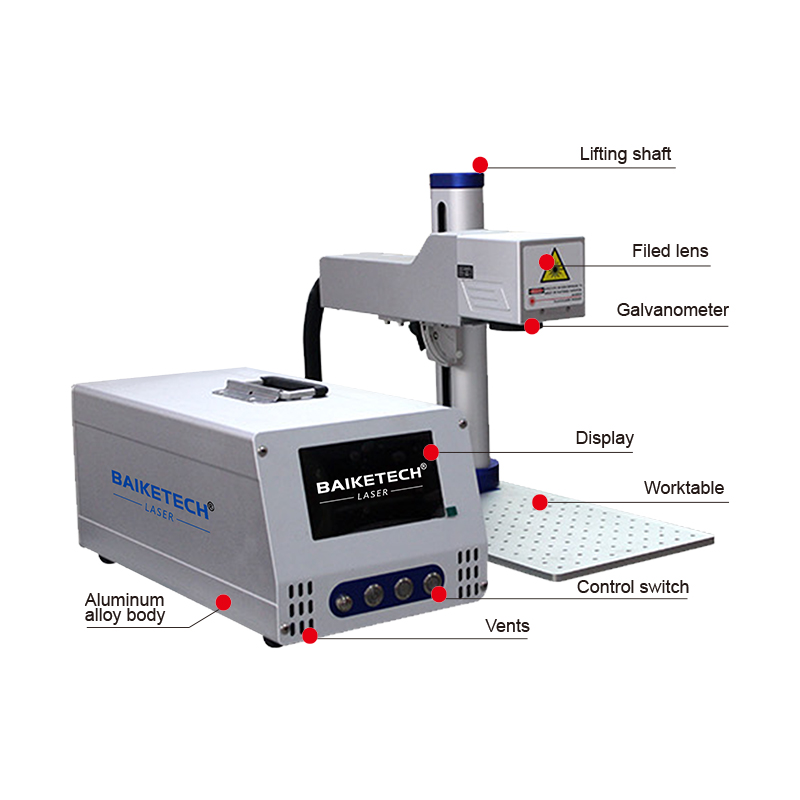 산업용 금속 조각을 위한 고속 20W/30W 파이버 레 - Industrial Laser Engraving Machine 리뷰 및 가격