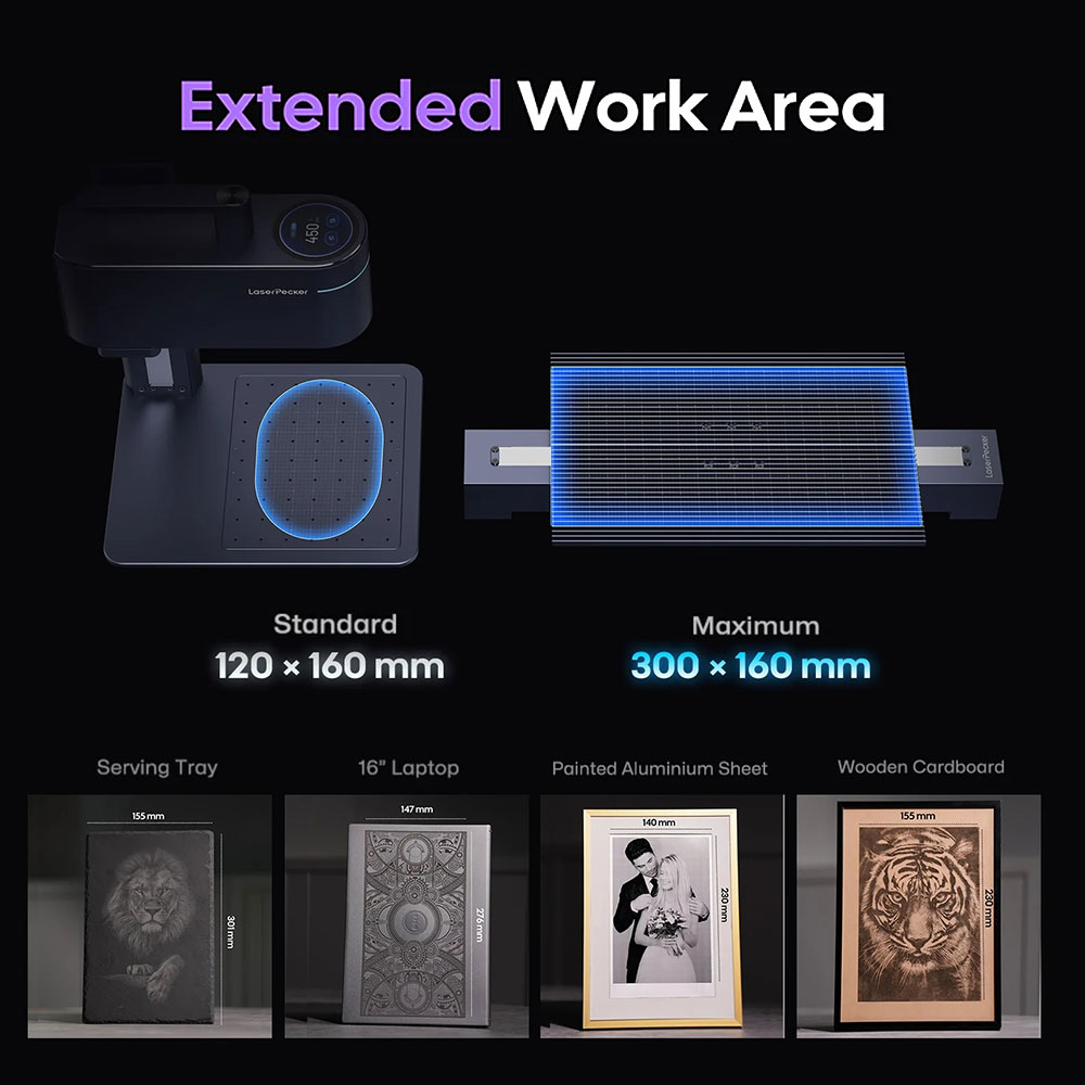 LASERPEKER 모든 재료용 레이저 조각기, 휴대용 - Industrial Laser Engraving Machine 리뷰 및 가격