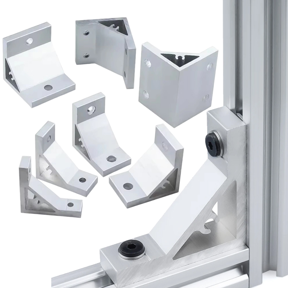 4Pcs 90도 코너 앵글 브래킷 2020 3030 4 - Aluminum T-Slot Profile 리뷰 및 가격