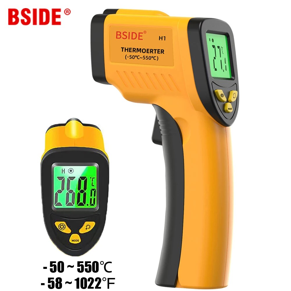 디지털 적외선 온도계 비접촉 디지털 레이저 온도계 건, - Industrial Laser Temperature Sensor 리뷰 및 가격
