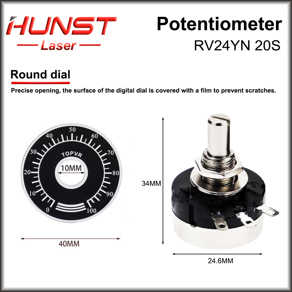 HUNST 인버터 단일 회전 속도 전위차계 RV24YN - Co2 Laser Engraving Machine 리뷰 및 가격