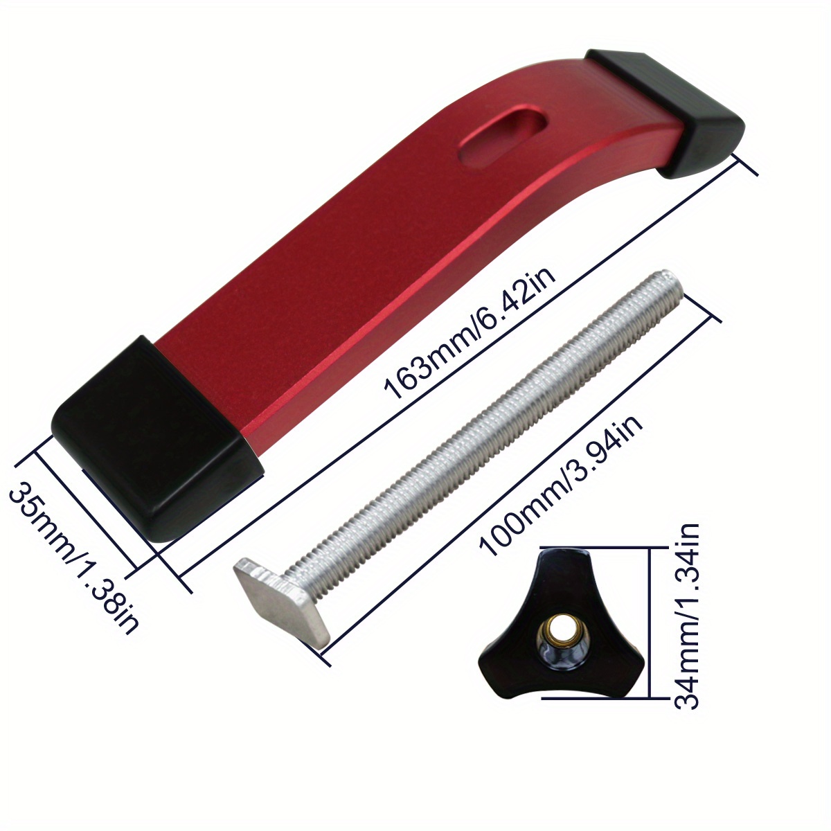 목공 테이블 알루미늄 합금 빠른 작동 홀드 다운 클램프 - Aluminum T-Slot Profile 리뷰 및 가격