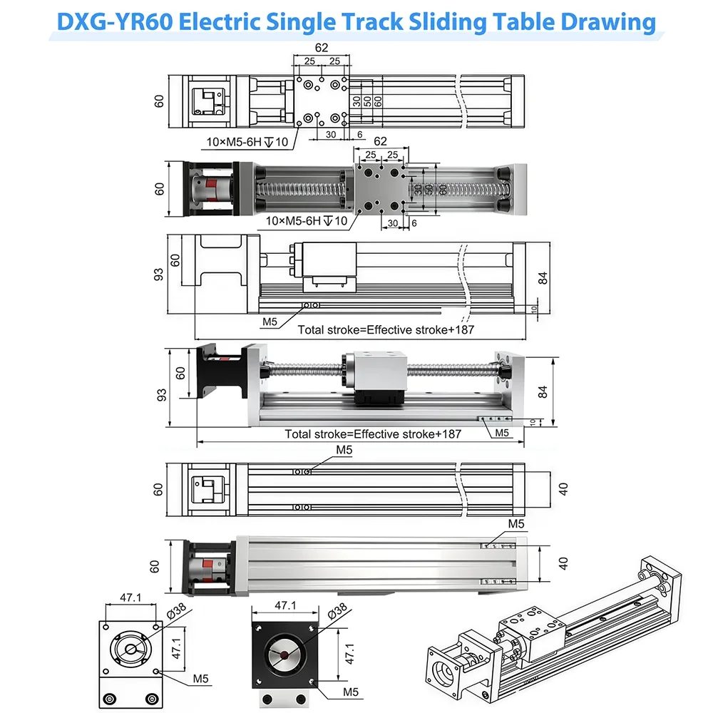 고정밀 0.03mm 미니 리니어 가이드 슬라이딩 테이블 - Servo Motor Cnc 리뷰 및 가격
